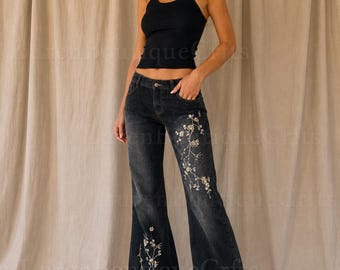 Vintage 2000s Low Rise Flare Jeans - Etsy