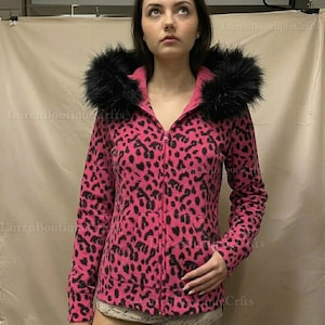 Y2k Leopard Jacket - Etsy