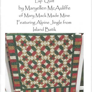 Jacks Star Quilt Kit Alpine Jingle Island Batik