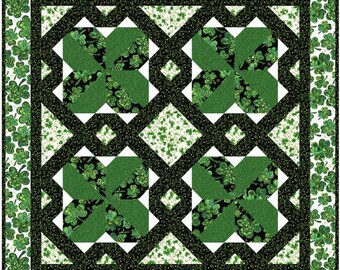 Four Leaf Clover Kit Table Topper 46"X46"