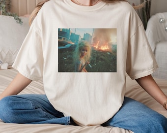 Funny Distressed Doll Face Meme T-Shirt Gift For Woman,Weird Shirt,Sarcastic Leave Me Alone Shirt,Tik Tok Trending Tee,Popular Tshirt Gen Z