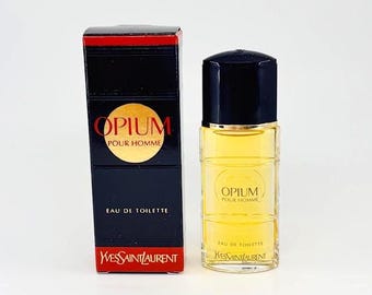 Miniature perfume OPIUM for men by YSL eau de toilette 7.5 ml. 0.26 fl.oz.  - vintage 1986-1992