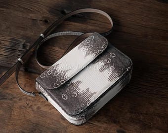 Top Handle Bag Lizard Natural Leather | Made with Precision and Brings the Beauty
