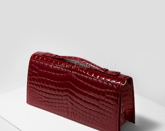 Top Handle Bag Alligator Leather | Made with Precision and Brings the Beauty