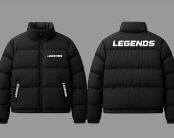 Chaqueta acolchada para hombre / Abrigo de invierno acolchado / Chaqueta bomber de calle