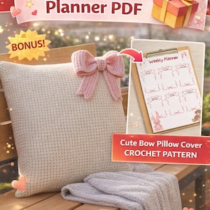 Exklusiv für Käufer des Kissenbezug-Musters | Bonus Digitaler Wochenplaner PDF GESCHENK