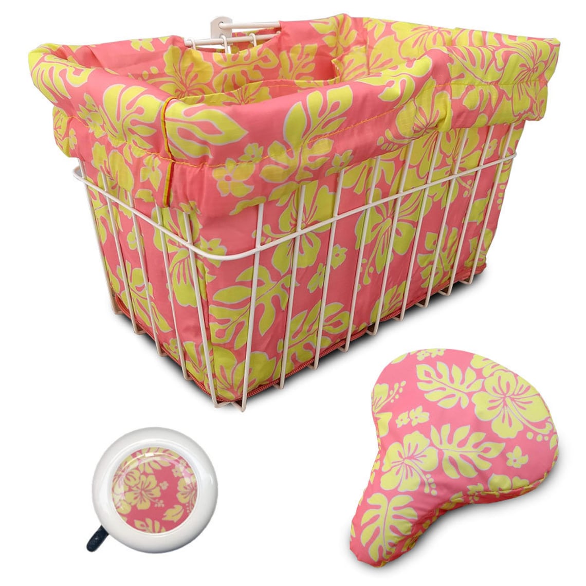 Cruiser Candy Bicycle Basket Liner Stylish Bike Basket Etsy