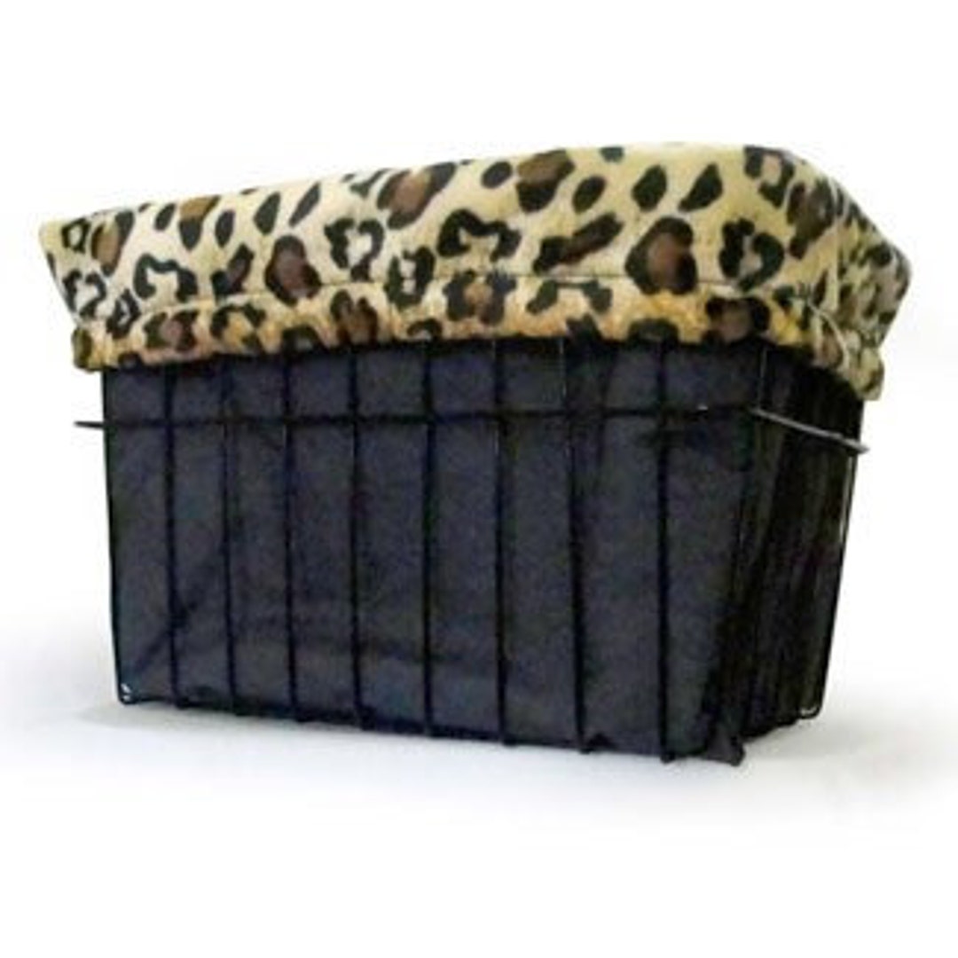 WILD Fun,furry, Fabulous Cruiser Candy Stylish Bicycle Basket Liner