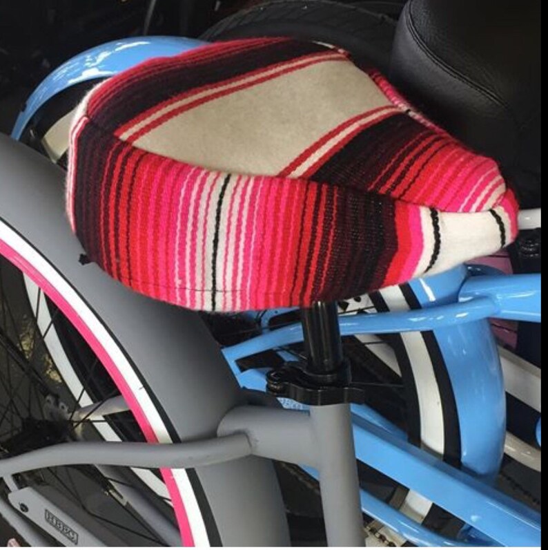 Authentic Mexican Blanket Bicycle Seat Cover Custom Bike Etsy