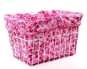 Cruiser Candy Cute Stylish Bicycle Basket Liner & Tote in One, Bike Basket Liner, Yoga, Gym, Beach Bag Market Bag, Bike Bag Basket Cover!