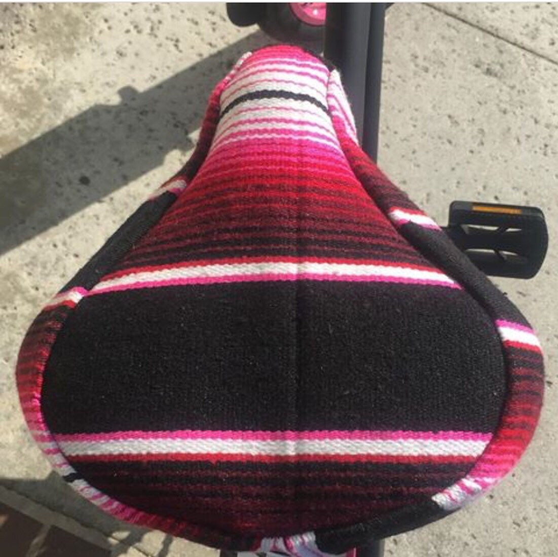 Mexican blanket bike seat cover sale