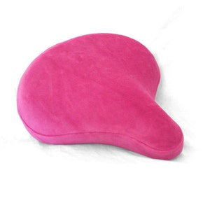 Cozy, Cute Plush Bicycle Seat Covers: ) Super Soft Velour.. Don't Burn your Booty!