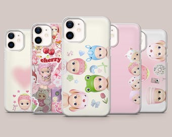 Sonny Angel Phone Case Coquette Aesthetic Cover for iPhone 17Pro, 16, 15, 14, 13, 12, Samsung S26, S25, S24, S23Fe, A16, A56, Pixel 10, 9Pro