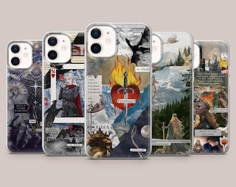 Throne of Glass Phone Case ToG Art Cover for iPhone 17Pro, 16, 15, 14, 13, 12, Samsung S26, S25, S24, S23Fe, A16, A56, Pixel 10, 9Pro, 8A
