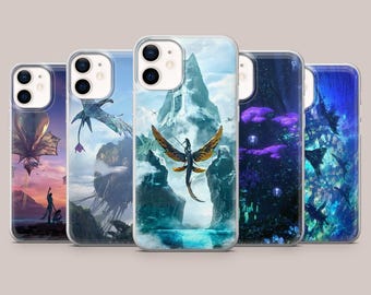 Avatar Phone Case Pandora Na'vi Fantasy Cover for iPhone 17Pro, 16, 15, 14, 13, 12, Samsung S26, S25, S24, S23Fe, A16, A56, Pixel 10, 9Pro