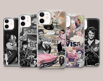 Elvis Presley Phone Case Rock & Roll Singer Cover for iPhone 17Pro, 16, 15, 14, 13, 12, Samsung S26, S25, S24, S23Fe, A16, A56, Pixel 10, 9