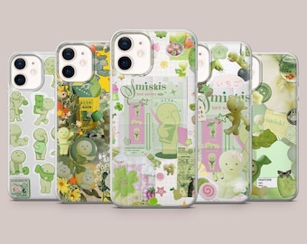 Smiski Phone Case Kawaii Aesthetic Cover for iPhone 17Pro, 16, 15, 14, 13, 12, Samsung S26, S25, S24, S23Fe, A16, A56, Pixel 10, 9Pro, 8A