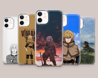 Vinland Saga Phone Case Anime Thorfinn Cover for iPhone 17Pro, 16, 15, 14, 13, 12, Samsung S26, S25, S24, S23Fe, A16, A56, Pixel 10, 9Pro, 8