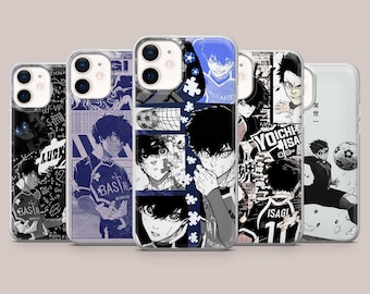 Isagi Yoichi Phone Case Blue Lock Sports Cover for iPhone 17Pro, 16, 15, 14, 13, 12, Samsung S26, S25, S24, S23Fe, A16, A56, Pixel 10, 9Pro