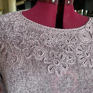 Robe en soie faite main - Rose poudré (taille L)