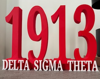Simbolo dell'anno di fondazione (Delta Sigma Theta) del 1913