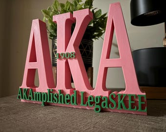 Cartello da scrivania Alpha Kappa Alpha