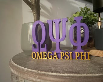 Cartello da scrivania Omega Psi Phi