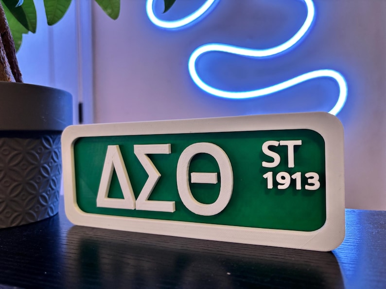 Delta Sigma Theta, Street-sign Themed Desk-sign - Etsy