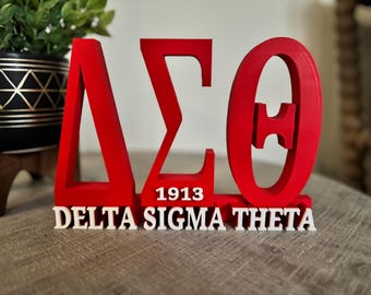 Tabliczka na biurko stowarzyszenia Delta Sigma Theta