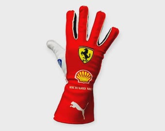 Guantes de carreras de karts F1 réplica / Unisex / Ligeros / Agarre profesional / Elite