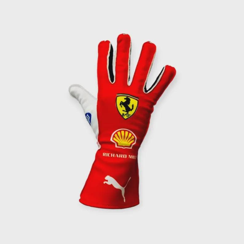 F1 Ferrari Gloves - Etsy