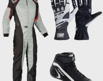 New OMP Kart Racing Suit | Shoes & Gloves Level 2 + Free Balaclava| Elite
