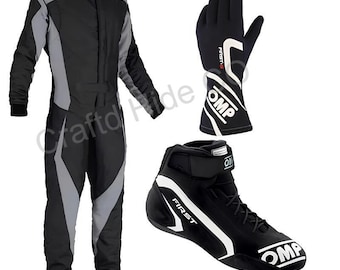 NEW OMP Kart Racing Suit +Shoes +Gloves | Level 2 + Free Balaclava | Limited Stock | Elite