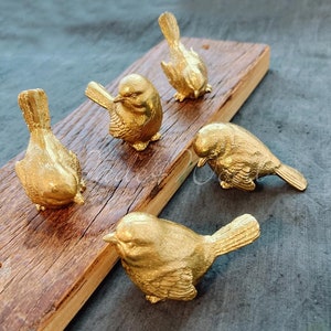 Bird Solid Brass Dresser Handle Pull Knob Pull Handle / Kitchen Cabinet Pull Handle Knob Furniture Hardware WM1470