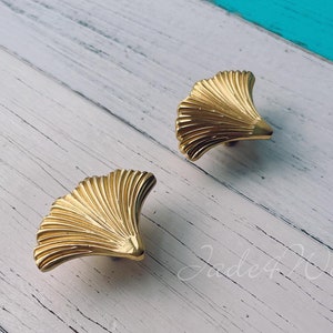 Leaf Solid Brass Dresser Handle Pull Knob Pull Handle / Kitchen Cabinet Pull Handle Knob Furniture Hardware WM1344