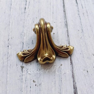 French Shabby Cabinet Knob Dresser Knob / Antique Silver Kitchen Cabinet Pull Knob Furniture Hardware WM194