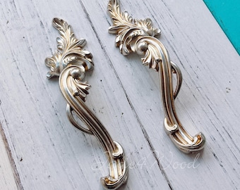 Tirador de puerta estilo tocador francés estilo shabby chic, tirador de armario de cocina, herrajes para muebles WM1408