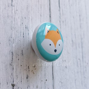 Animal Ceramic Knob Drawer Knob Dresser Knob Porcelain Knob Pull Handle Furniture Hardware WM1257