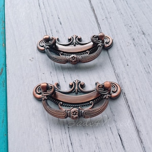 2,5&quot; 2&quot; Franse stijl shabby chic borgtochtladekast ladegreep / antiek koperen kastdeur kruk knop meubelbeslag LJ124