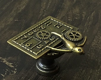 Gałka do szafek Gear Steampunk Gałki do komody Gałka do mebli uchwyt / Gałka do komody / Gałka do szafek / Dekoracja meblowa