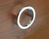 2.5 quot Silver Chrome Dresser Handle Furniture Hardware Modern Cabinet Handle Door Pull Dresser Knob Furniture Hardware WM274