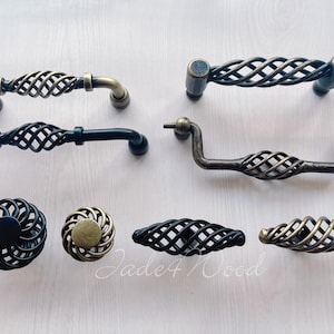 5&quot; 3.75&quot; Bird Cage Cupboard Handle Knob Pull Handle / Cabinet Knob Pull Handle Furniture Hardware WM23-096