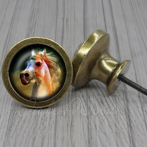 Unicorn Cabinet Dresser Knob pull / Dresser Pull / Cabinet Knob / Furniture Knob