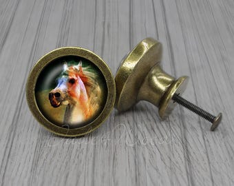 Unicorn Cabinet Dresser Knob pull / Dresser Pull / Cabinet Knob / Furniture Knob