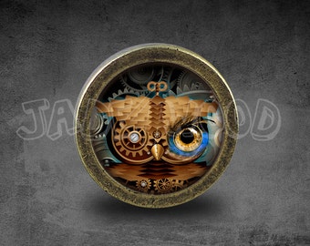 Steampunk Cabinet Dresser Knob pull / Dresser Pull / Cabinet Knob / Furniture Knob