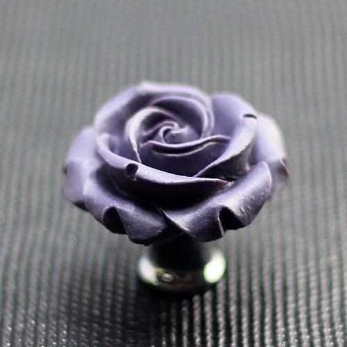 Resin Flower Cabbage Roses Knobs Pulls Flowers Decorative - Etsy