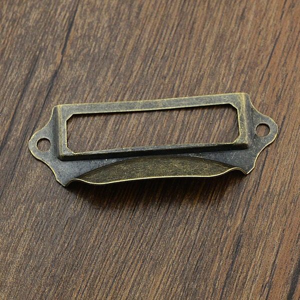 Label Drawer Pull Etsy