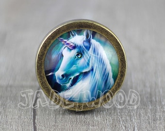 Unicorn Cabinet Dresser Knob pull / Dresser Pull / Cabinet Knob / Furniture Knob
