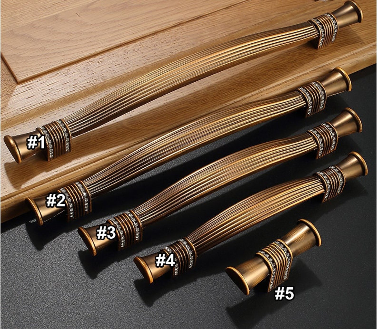 Crystal Door Handle Rhinestone Drawer Pull Handles / Etsy