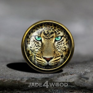 Tiger Glass Cabochon Cabinet Knob Dresser Knob Dresser Pull Furniture Knob